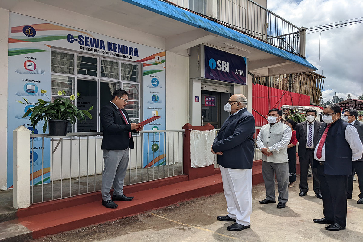 Inauguration of eSewa Kendra at GHC Kohima Bench on 6th July 2022