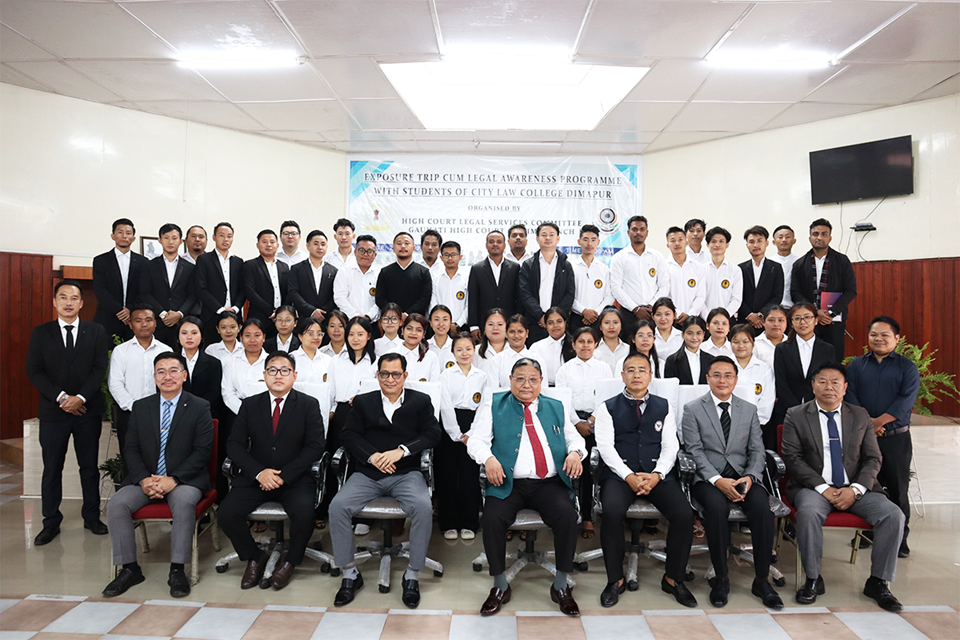 Exposure Trip cum Legal Awareness Programme with students of City Law College, Dimapur on 21-09-2023