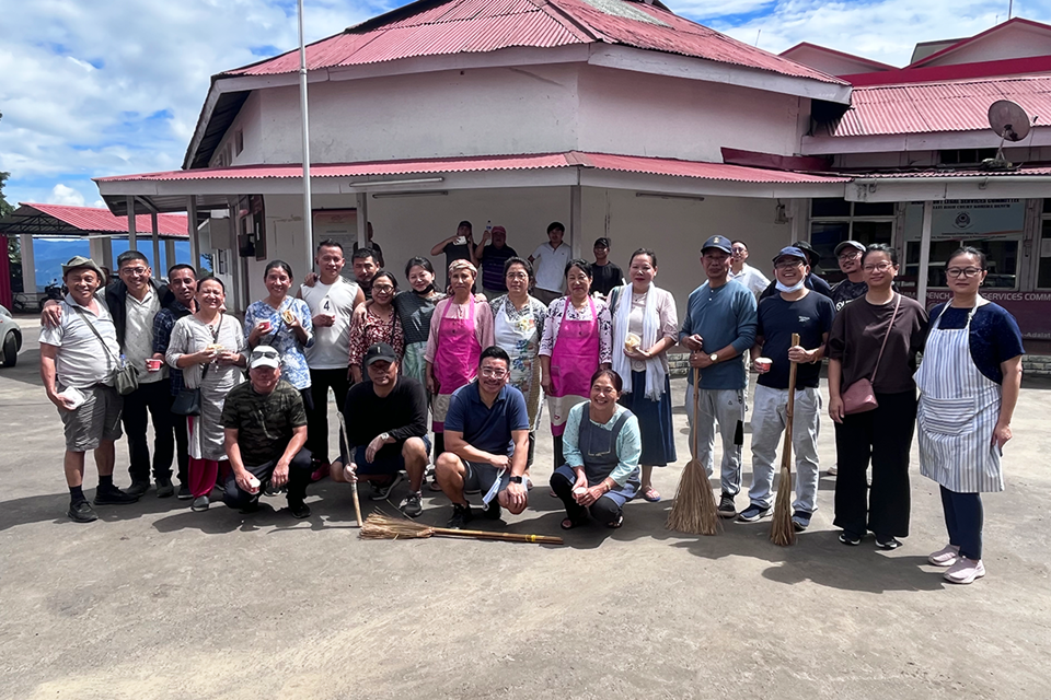 Observance of Swachh Bharat Diwas 2023 at GHC Kohima Bench on 30-09-2023