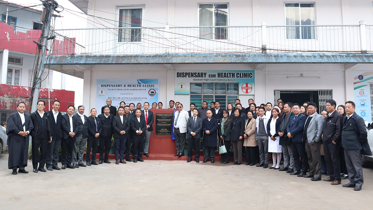 Inauguration of Dispensary & Health Clinic at GHC Kohima Bench on 01-02-2024