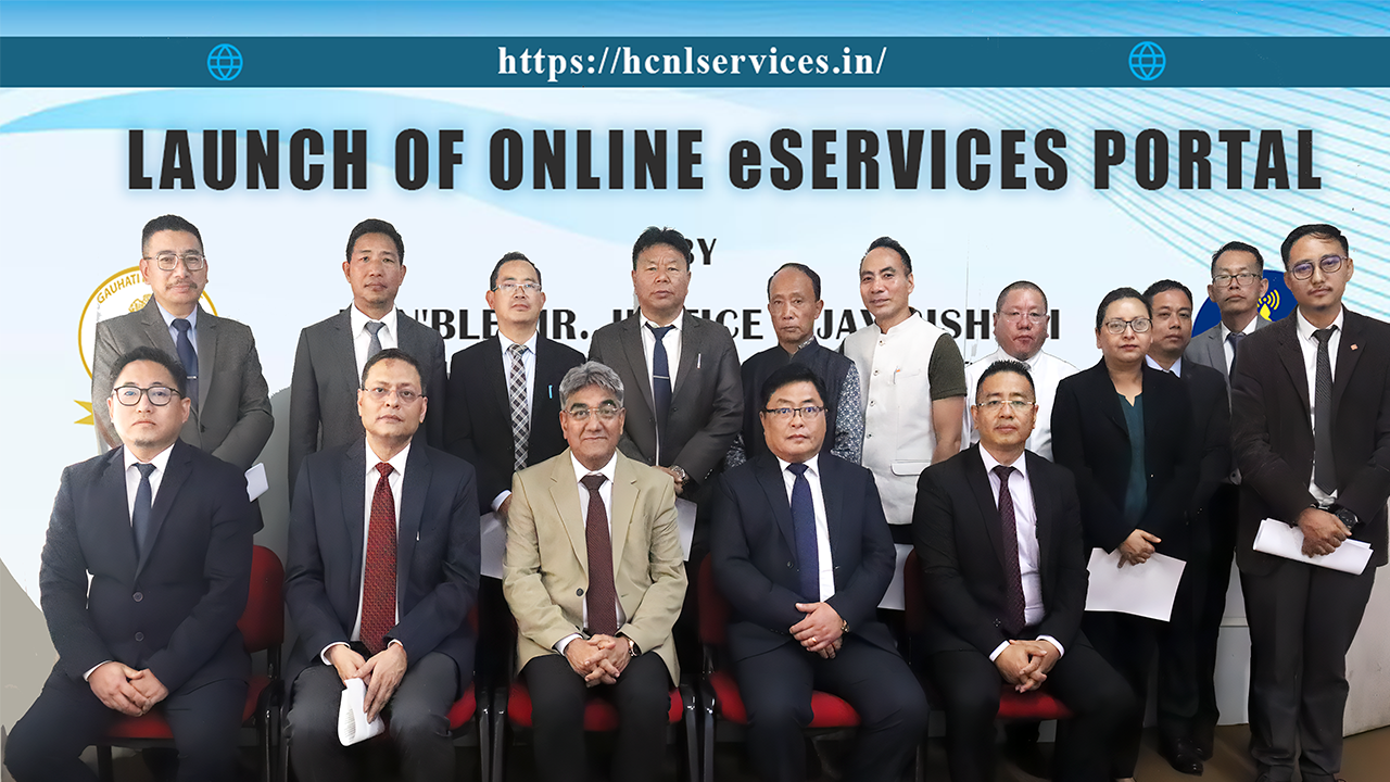 Launch of Online eServices Portal for GHC Kohima Bench on 13-06-2024