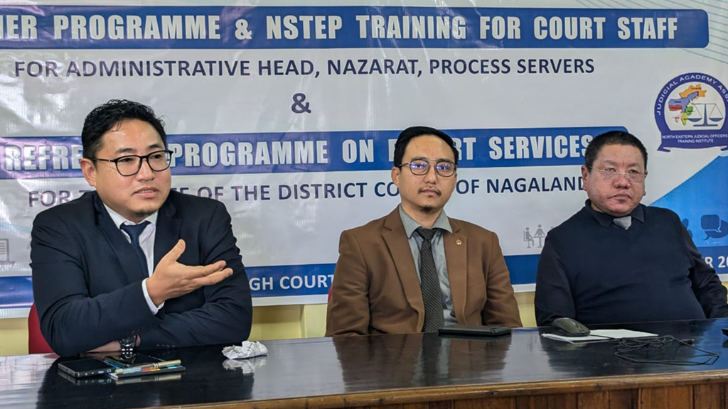 2-day ECT training programme for Staff of District Courts held at Kohima Bench on 22-23 November 2024