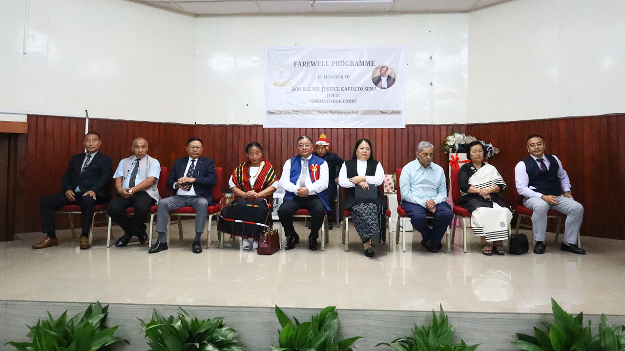 Farewell programme of Hon'ble Mr. Justice Kakheto Sema at Kohima Bench on 20-6-2025