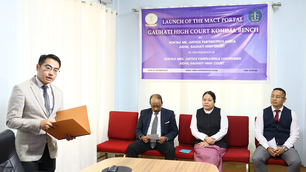 Launching of MACT Information Portal at Kohima Bench on 16-10-2025